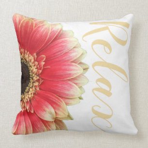 Halbe Sonnenblume Relax Wirbelpilz Kissen