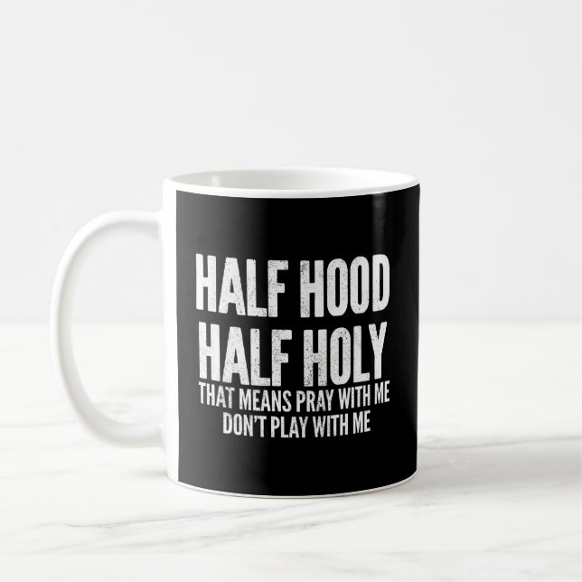 Halbe Stunde Heilige Bete heißt mit mir beten Kaffeetasse (Links)