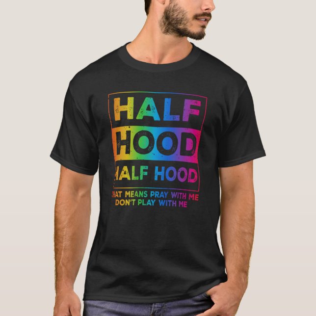 Halbe Stunde heilige Bete mit mir Don_t spiele nic T-Shirt (Vorderseite)