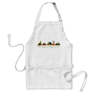 halbe Veggies trägt Früchte, T - Shirtküchen-AP Schürze