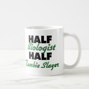 Halber Biologen-halber ZombieSlayer Kaffeetasse