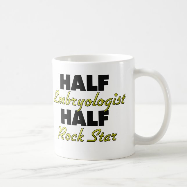 Halber Embryologist-halber Rockstar Kaffeetasse (Rechts)