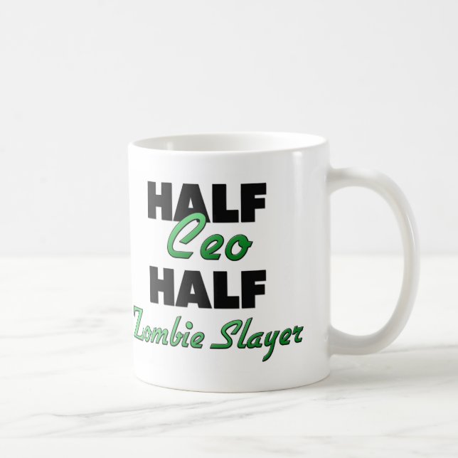 Halber halber Slayer CEOs Zombie Kaffeetasse (Rechts)