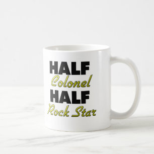 Halber Oberst Half Rockstar Kaffeetasse
