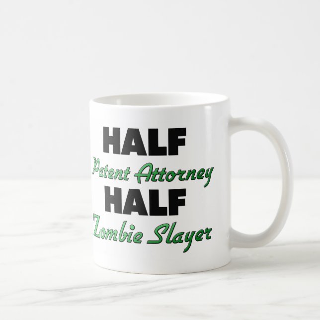 Halber Patentanwalt-halber ZombieSlayer Kaffeetasse (Rechts)