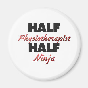 Halber Physiotherapeut halbes Ninja Magnet