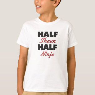 Halber Shaun halbes Ninja T-Shirt