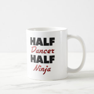 Halber Tänzer halbes Ninja Kaffeetasse