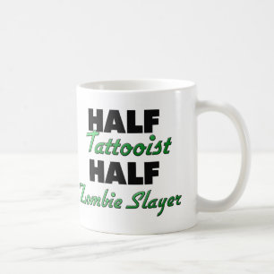 Halber Tattooist-halber ZombieSlayer Kaffeetasse