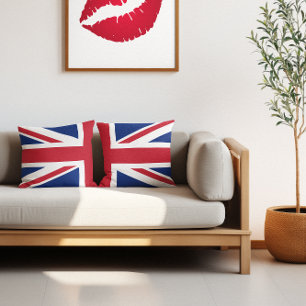 Halber Union Jack Kissen