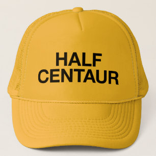 HALBER ZENTAUR-Spaßslogan-Fernlastfahrerhut Truckerkappe