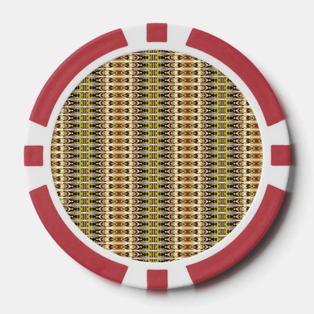 Halber Ziegelstein Mito-CON Pokerchips (Vorderseite)