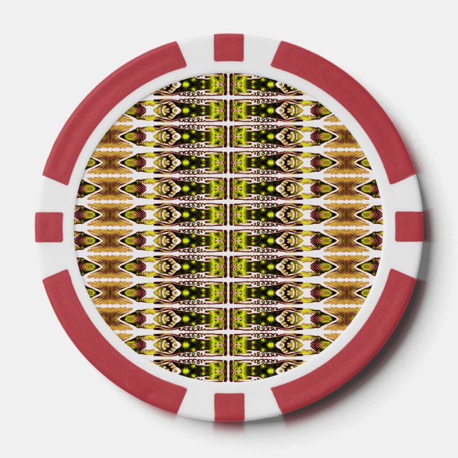 Halber Ziegelstein Mito-CON Pokerchips (Vorderseite)