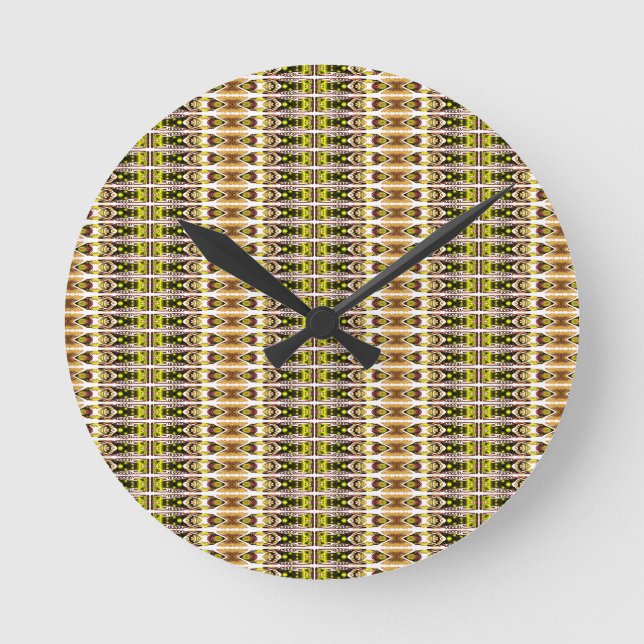 Halber Ziegelstein Mito-CON Runde Wanduhr (Vorderseite)
