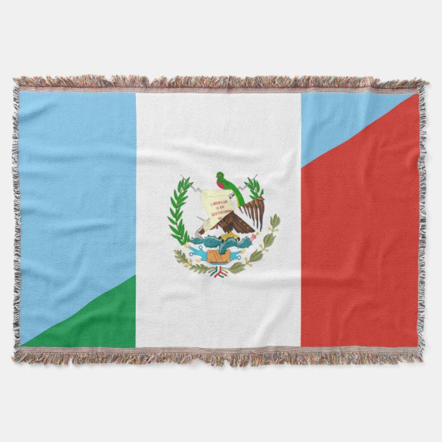 halbes Flaggensymbol Guatemalas Mexiko Decke (Vorderseite)
