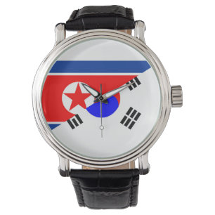 Halbfahrebenzeichen Nord-Süd-korea Armbanduhr