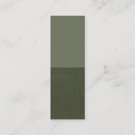 Halbfarbige Moosgrüne Karte - individuell einstell