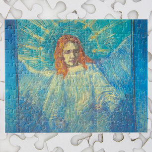 Halbfigur eines Engels von Vincent van Gogh
