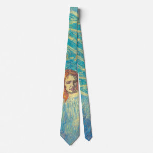 Halbfigur eines Engels von Vincent van Gogh Krawatte