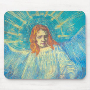 Halbfigur eines Engels von Vincent van Gogh Mousepad