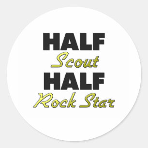 Halbfinale Rock Star Runder Aufkleber