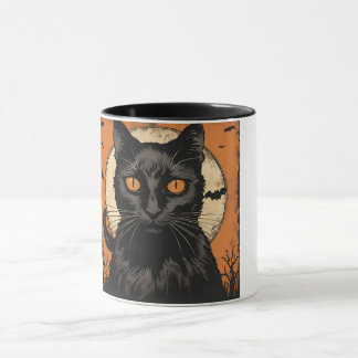 Halbfinale Schwarze Katze 2024 Tasse