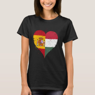 Halbfinale Ungarische Halbe Spanisch A Ungarn Span T-Shirt