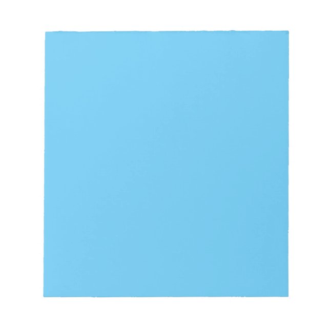 Halbgebacken, Jeans Blue, Jordy Blue, Notizblock (Vorderseite)