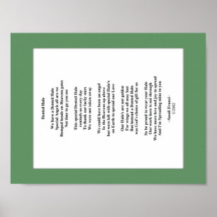 Halbgedicht 8.5 x 11 Blatt (Matte) Poster