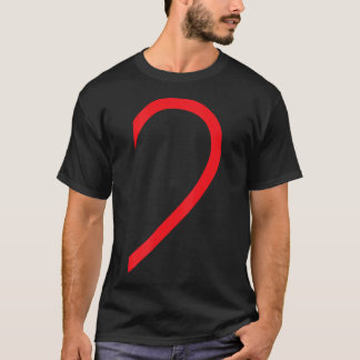 Halbherz rechte Liebe Paar Camisa Pare T-Shirt