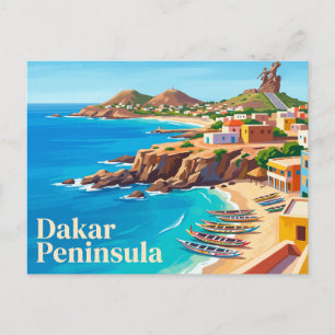 Halbinsel Dakar Senegal Postkarte