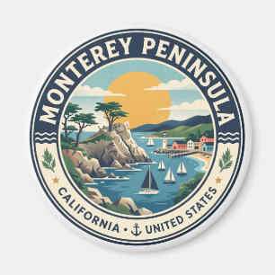 Halbinsel Monterey, Kalifornien Magnet