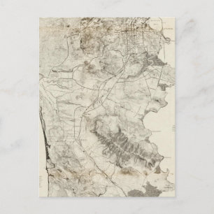 Halbinsel San Francisco Postkarte