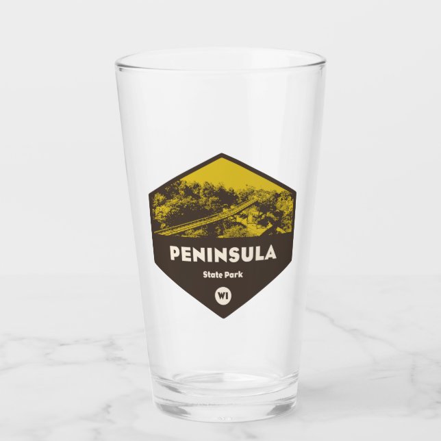 Halbinsel Staat Park Wisconsin Glas (Vorderseite)
