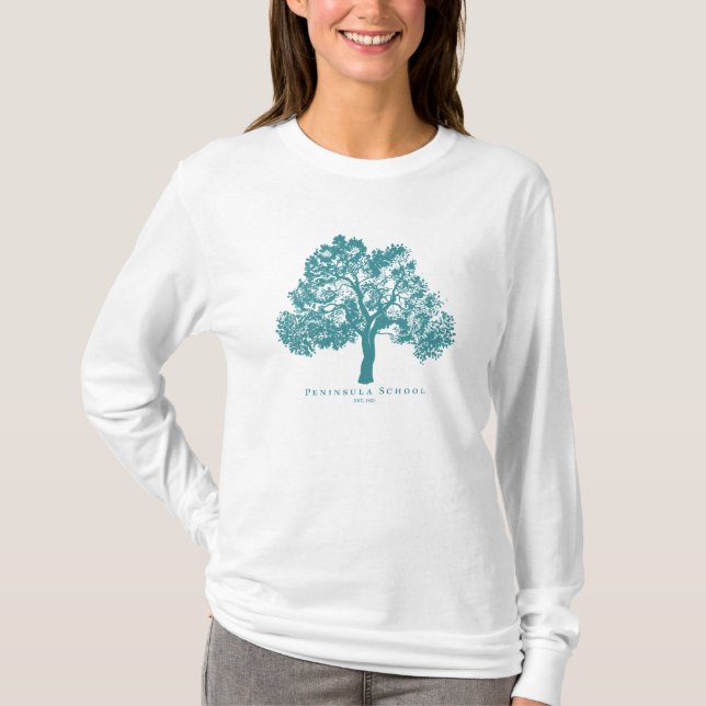 Halbinsel Weiß T-Shirt (Vorderseite)
