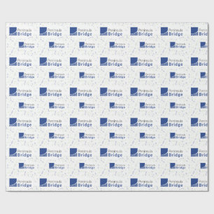 Halbinselbrücke: großes Logo-Geschenkpapier Geschenkpapier