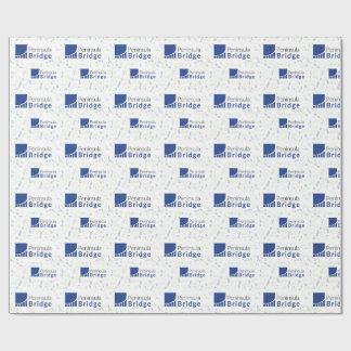 Halbinselbrücke: großes Logo-Geschenkpapier Geschenkpapier