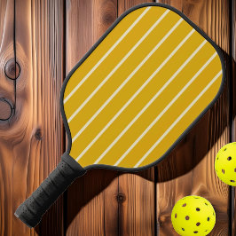 Halbjahrhundertealte, warme Sonnenblumenfarbe Pickleball Schläger