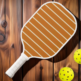 Halbjahrhundertelange, gestreifte Honigfarbe Pickleball Schläger