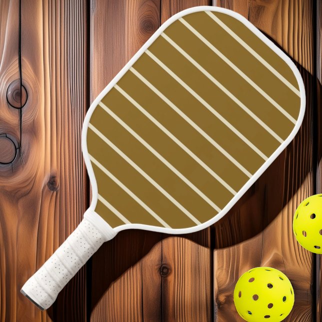 Halbjahrhundertelange, gezackte, warme Wüstenfarbe Pickleball Schläger (Von Creator hochgeladen)