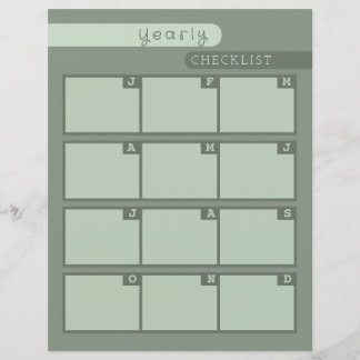 halbjährliche Checkliste
