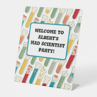 Halbjahrs-Teströhrchen für moderne Chemie Sockelschild