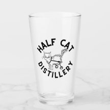 Halbkatzenpint-Glas