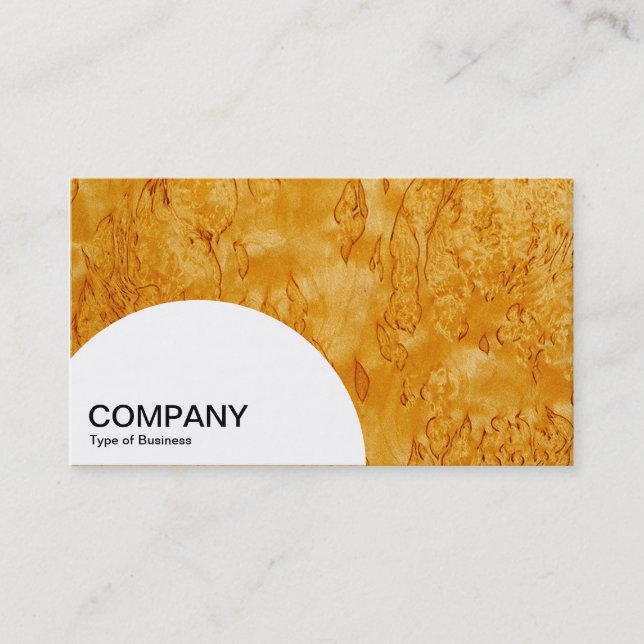 Halbkreis - Holz 03 Visitenkarte (Vorderseite)