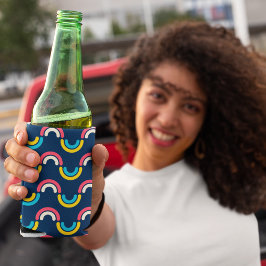 Halbkreismuster in Multicolor Dosenkühler