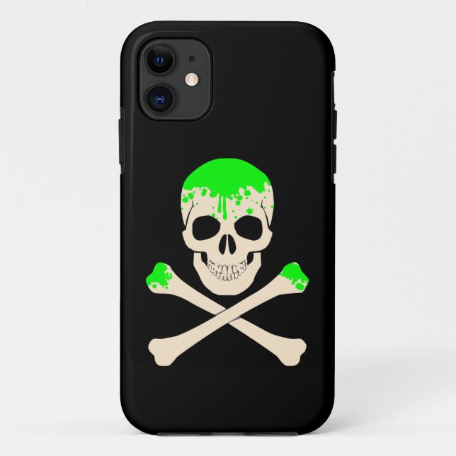 Halbkugelkreuz-Skelett Case-Mate iPhone Hülle (Rückseite)