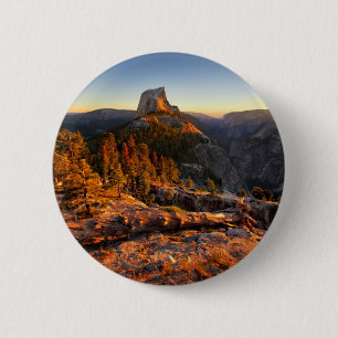 Halbkuppel bei Sonnenuntergang - Yosemite Button