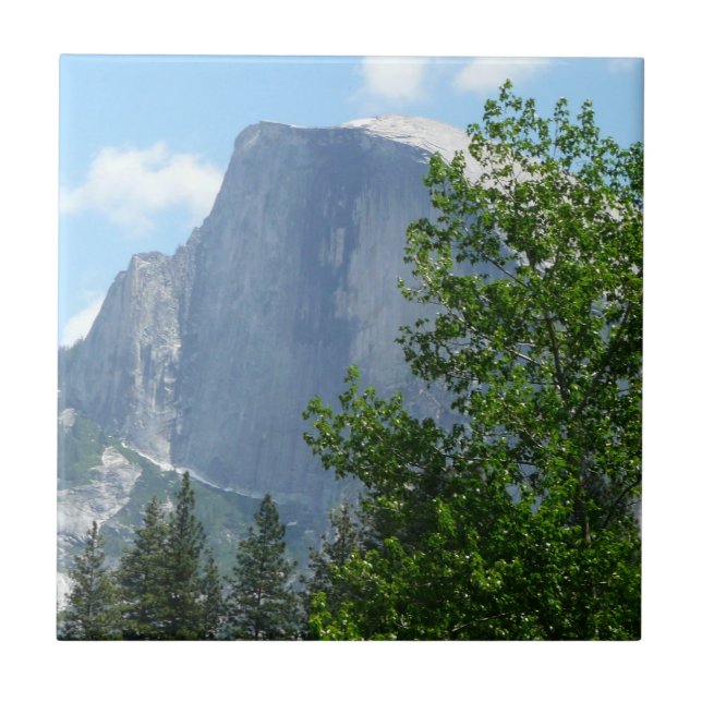 Halbkuppel im Sommer vom Yosemite Nationalpark Fliese (Vorderseite)
