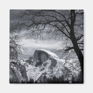 Halbkuppel im Winter   Yosemite Valley Magnet