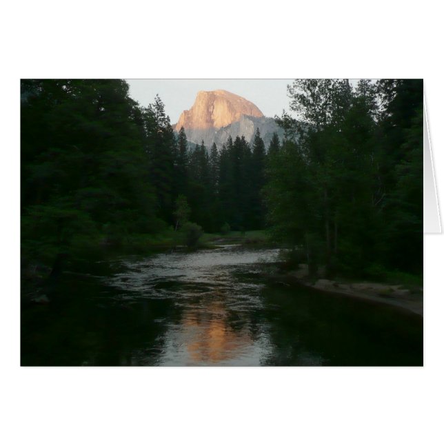 Halbkuppel Sonnenuntergang im Yosemite Nationalpar (Vorderseite (Horizontal))